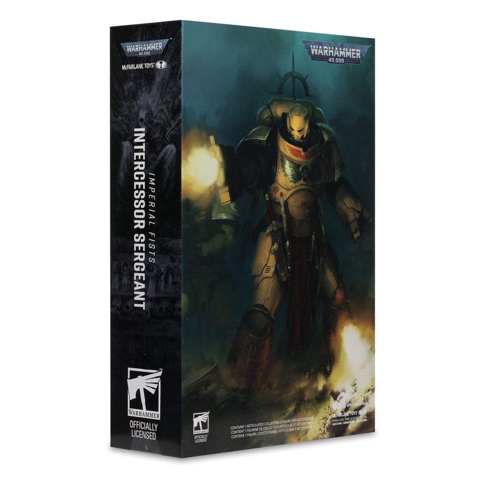 Warhammer 40.000 Aksiyon Figürü Artacası Çavuş (İmparatorluk Yumruğu) (Altın Etiket) 18 cm
