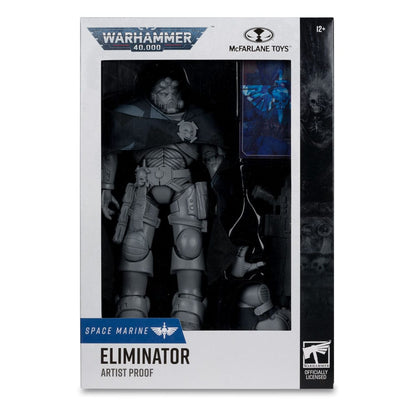 Warhammer 40.000 Aksiyon Figürü Eliminator (Uzay Deniz) Sanatçı Kanıtı 18 cm