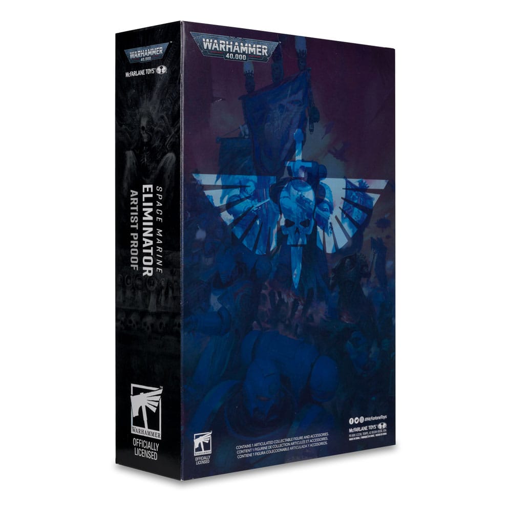 Warhammer 40.000 Aksiyon Figürü Eliminator (Uzay Deniz) Sanatçı Kanıtı 18 cm