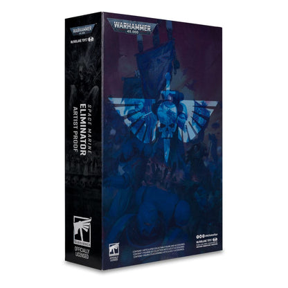Warhammer 40.000 Aksiyon Figürü Eliminator (Uzay Deniz) Sanatçı Kanıtı 18 cm