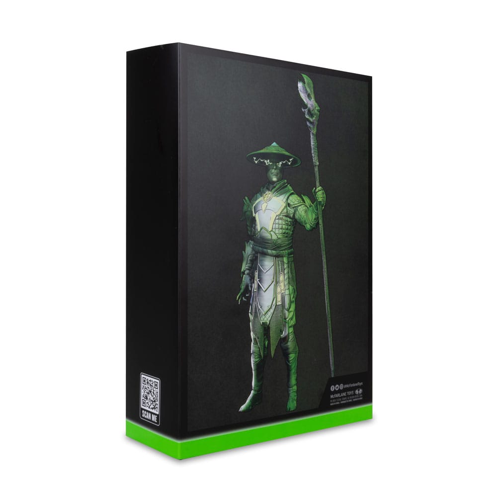 Mortale Kombat Action Figure Glow in the Dark Edition Raiden (etichetta d'oro) 18 cm