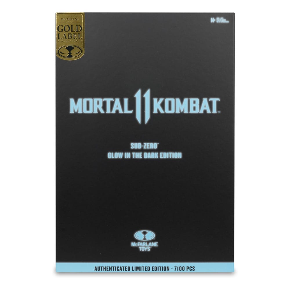 Mortal Kombat Aksiyon Figürü Glow in the Dark Edition Sub-Zero (Altın Etiket) 18 cm