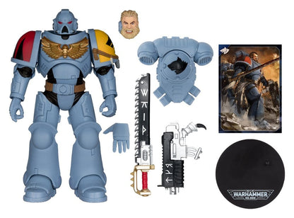 Warhammer 40.000 Actiefiguur Grijze Jager (Space Wolves) 18 cm
