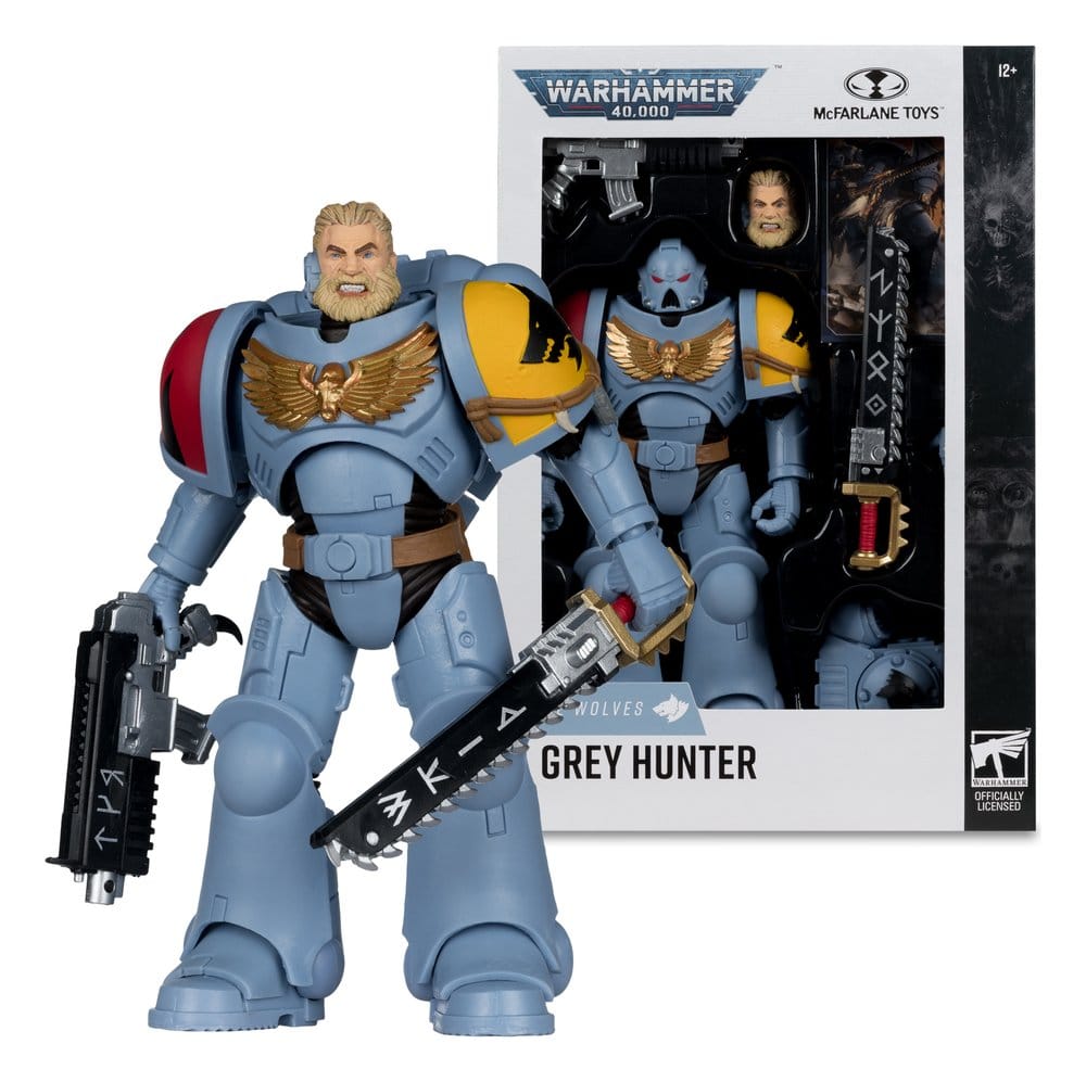 Warhammer 40 000 Action Figure Grey Hunter (Space Wolves) 18 cm