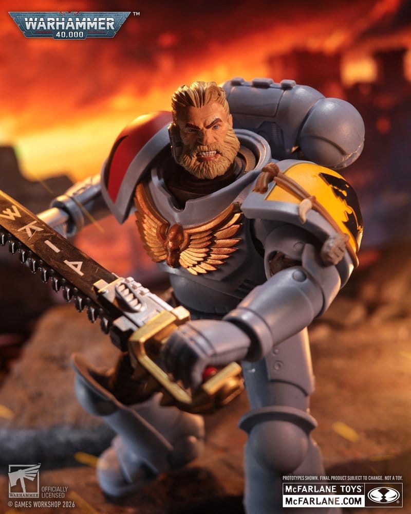 Warhammer 40 000 Action Figure Grey Hunter (Space Wolves) 18 cm