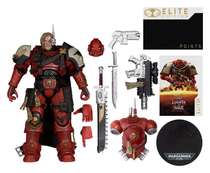 Warhammer 40.000 Dawn of War McFarlane Elite Edition actiefiguur Kapitein Cyrus (Dawn of War 4) 20 cm