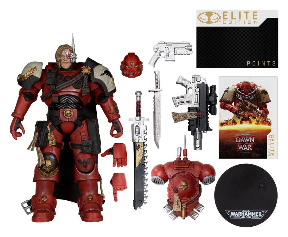 Warhammer 40,000 Dawn of War McFarlane Elite Edition Aksiyon Figürü Kaptan Cyrus (Dawn of War 4) 20 cm