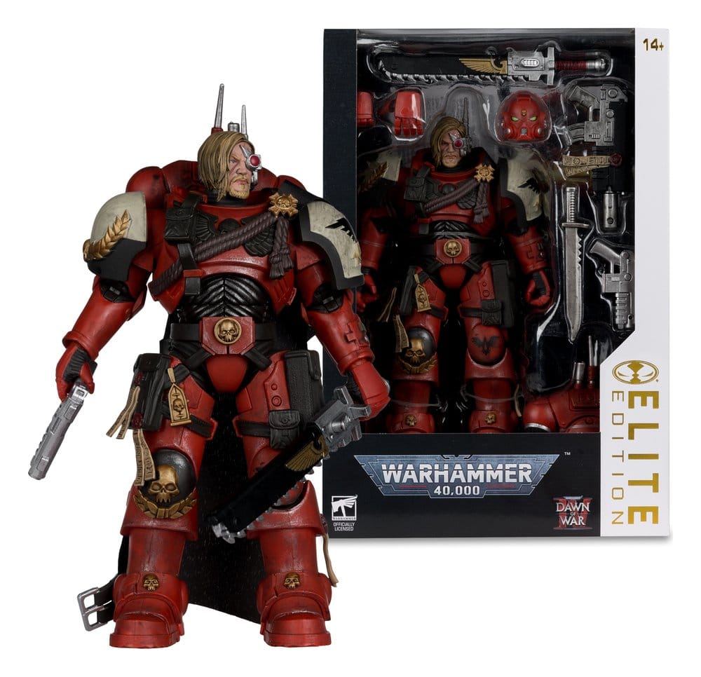 Warhammer 40.000 Dawn of War McFarlane Elite Edition actiefiguur Kapitein Cyrus (Dawn of War 4) 20 cm