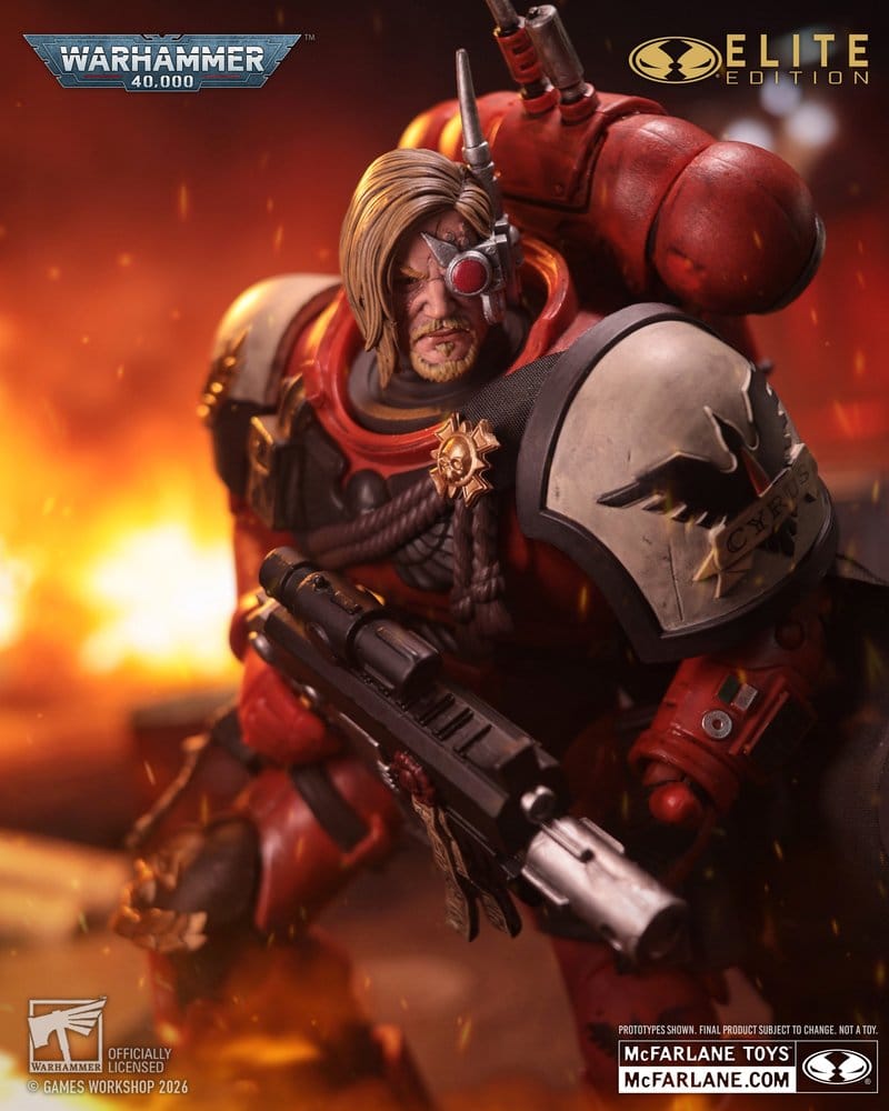 Warhammer 40,000 Dawn of War McFarlane Elite Edition Aksiyon Figürü Kaptan Cyrus (Dawn of War 4) 20 cm