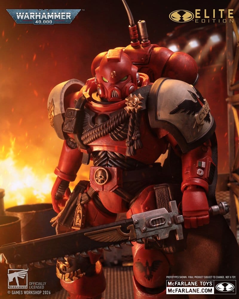 Warhammer 40.000 Dawn of War McFarlane Elite Edition actiefiguur Kapitein Cyrus (Dawn of War 4) 20 cm