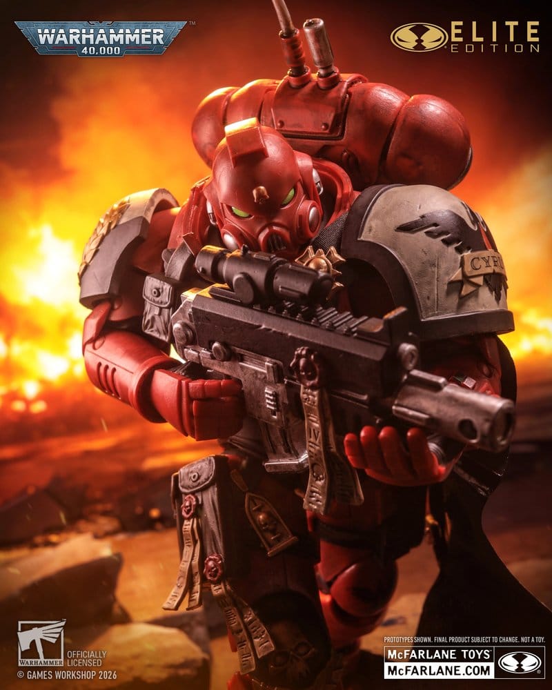 Warhammer 40,000 Dawn of War McFarlane Elite Edition Aksiyon Figürü Kaptan Cyrus (Dawn of War 4) 20 cm