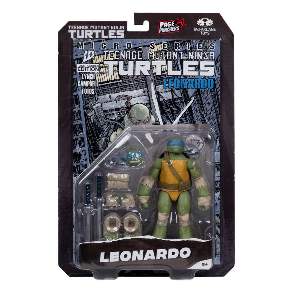 Teenage Mutant Ninja Turtles Page Punchers Action Figur Leonardo 13 cm