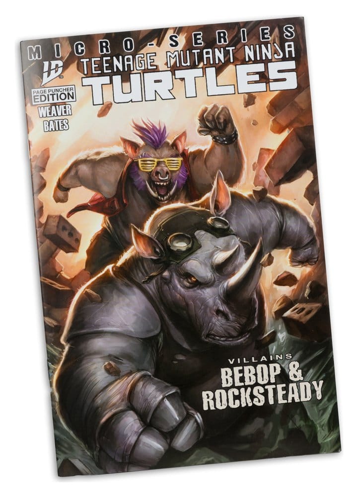 Teenage Mutant Ninja Turtles Sayfa Zımbaları Aksiyon Figürü Bebop 16 cm