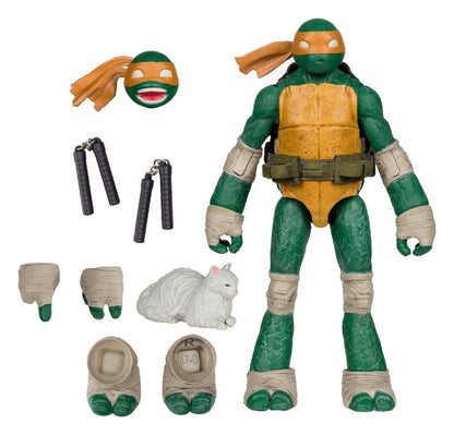 Teenage Mutant Ninja Turtles Sayfa Delgeçleri Aksiyon Figürü Michelangelo 13 cm