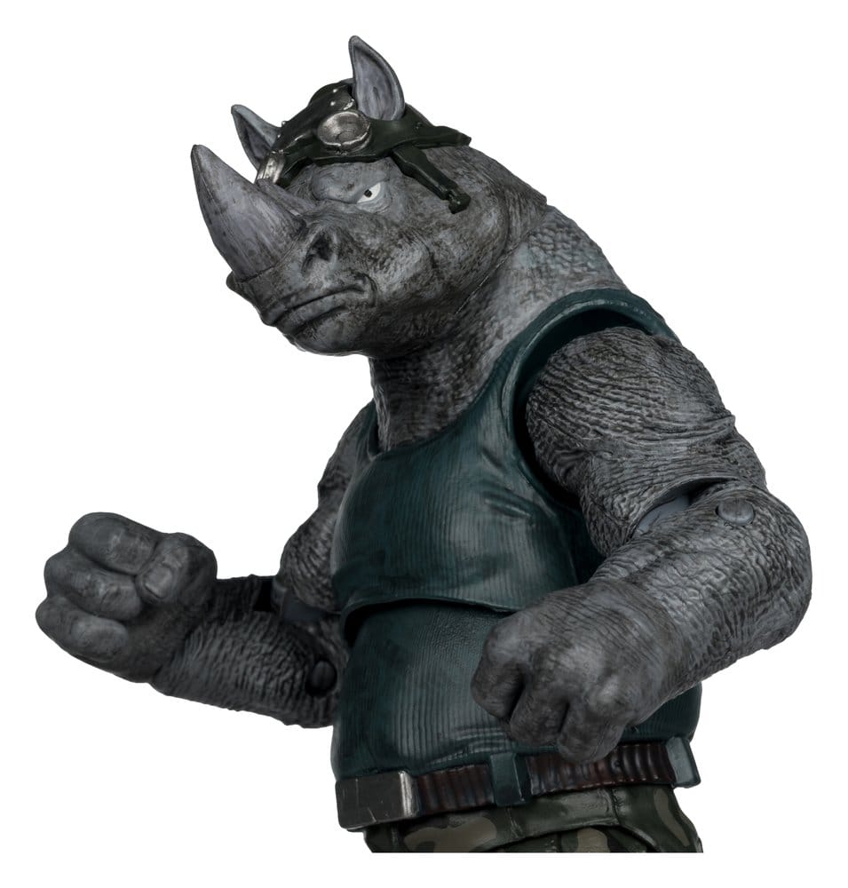 Teenage Mutant Ninja Turtles Sayfa Delgeçleri Aksiyon Figürü Rocksteady 17 cm
