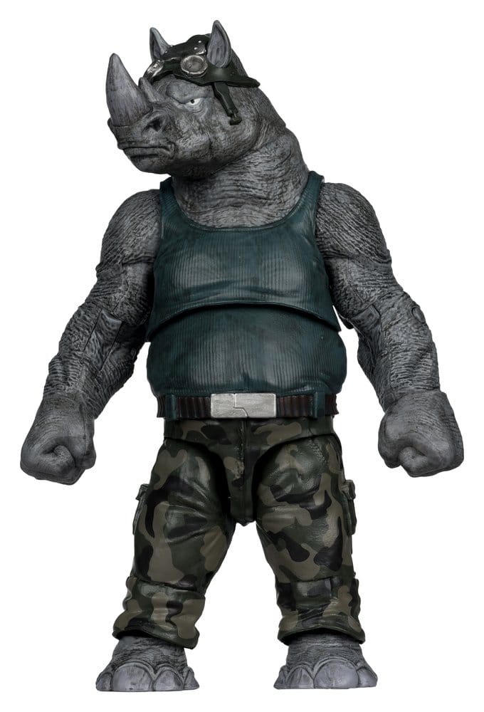 Teenage Mutant Ninja Turtles Sayfa Delgeçleri Aksiyon Figürü Rocksteady 17 cm