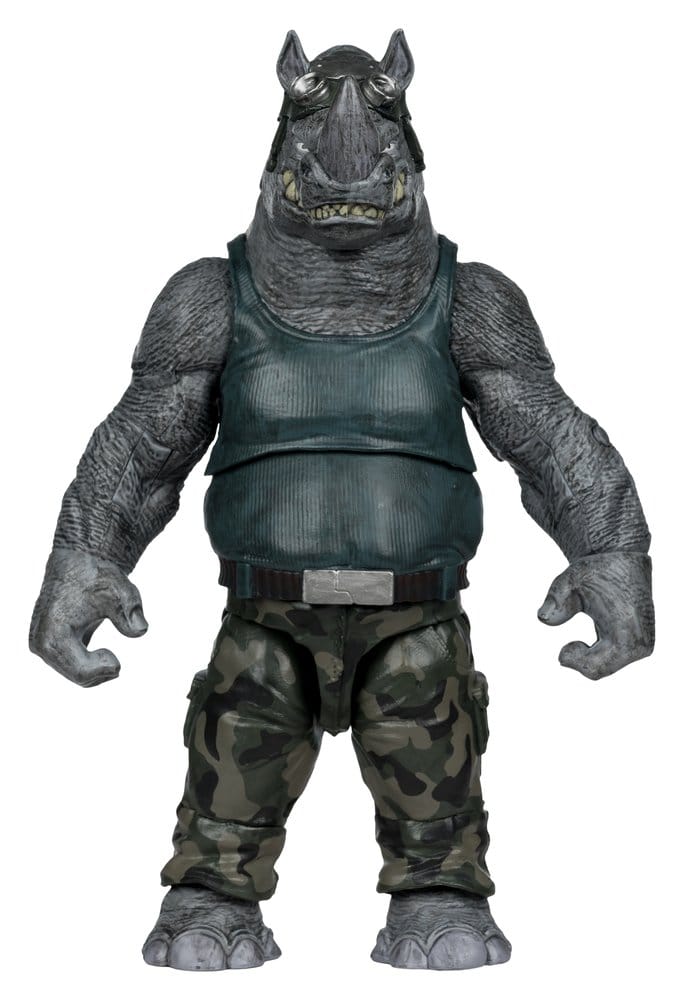 Teenage Mutant Ninja Turtles Sayfa Delgeçleri Aksiyon Figürü Rocksteady 17 cm