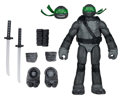 Teenage Mutant Ninja Turtles Page Punchers Actionfigur Leonardo (Schwarz Weiß & Grün) (Red Platinum Edition) 13 cm