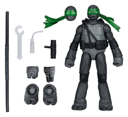 Teenage Mutant Ninja Turtles Page Punchers Action Figure Donatello (Svart Vit & Grön) (Red Platinum Edition) 13 cm