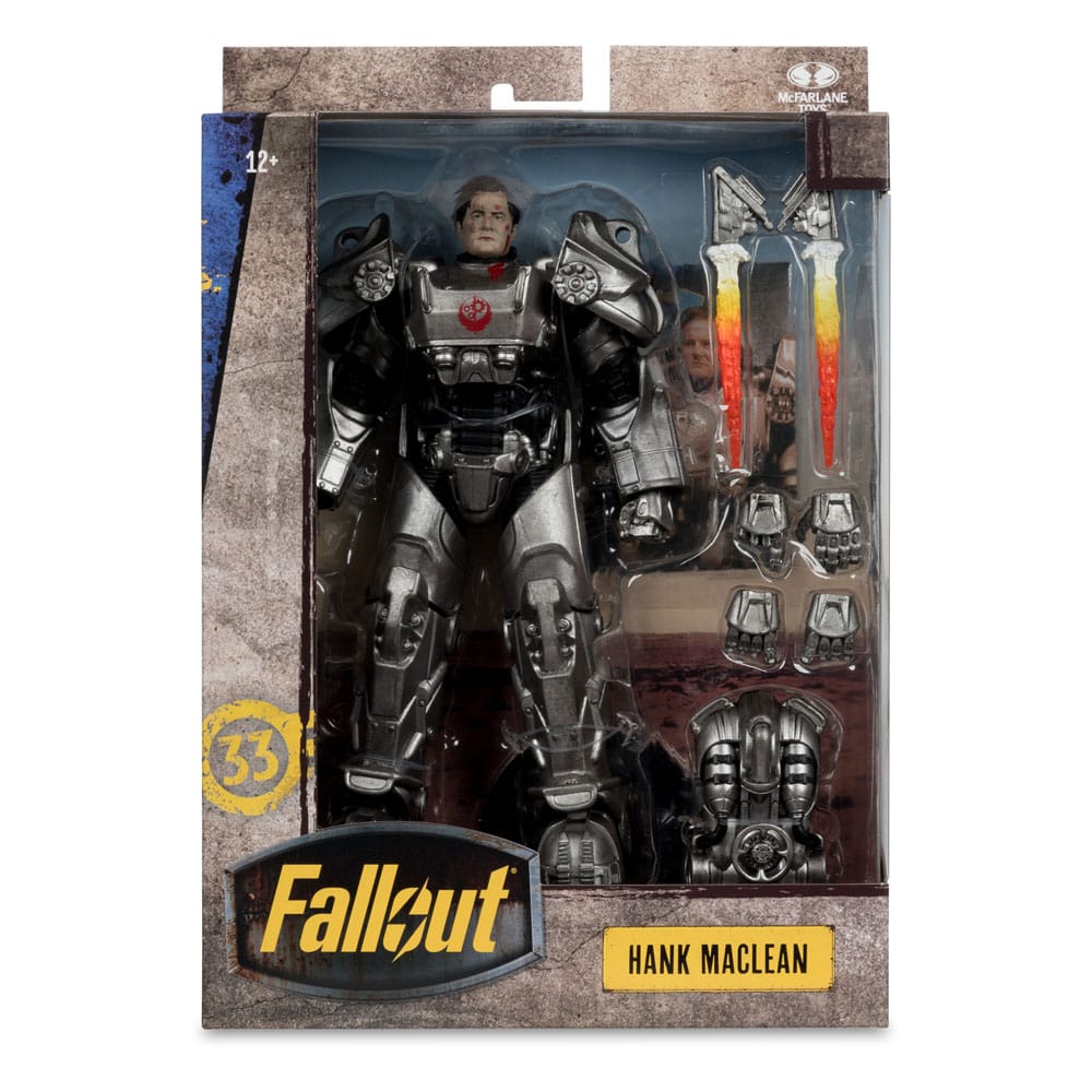 Fallout Aksiyon Figürü Hank MacLean 19 cm