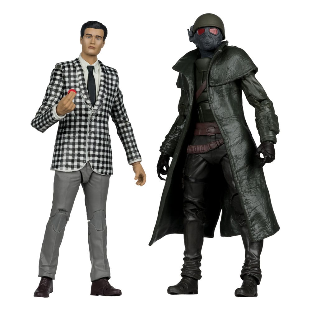 Fallout: New Vegas Statue 2er-Pack Riot Ranger Armor & Benny Survivor 18 cm