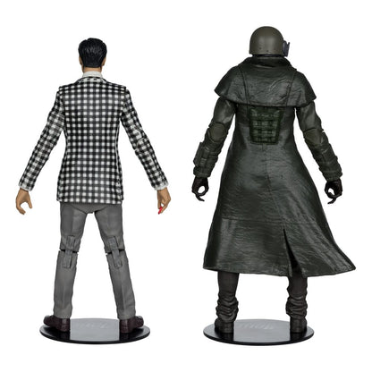 Fallout: New Vegas Statue 2er-Pack Riot Ranger Armor & Benny Survivor 18 cm