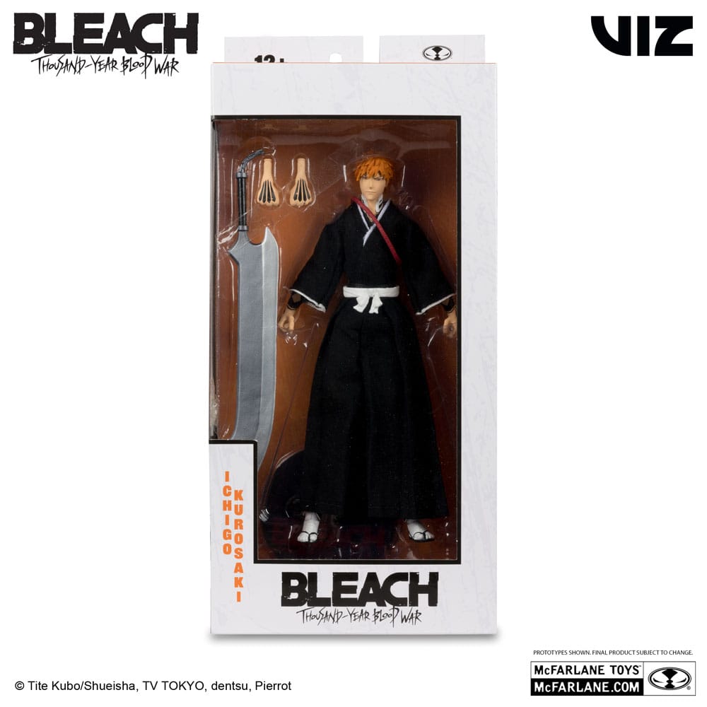 Bleach: tusenårig blodkrigshandlingsfigur Ichigo Kurosaki 18 cm