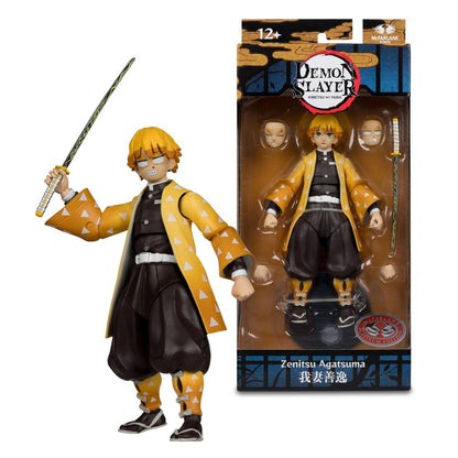 Demon Slayer: Kimetsu no Yaiba Action Figur Zenitsu Agatsuma Plantinum Edition 15 cm