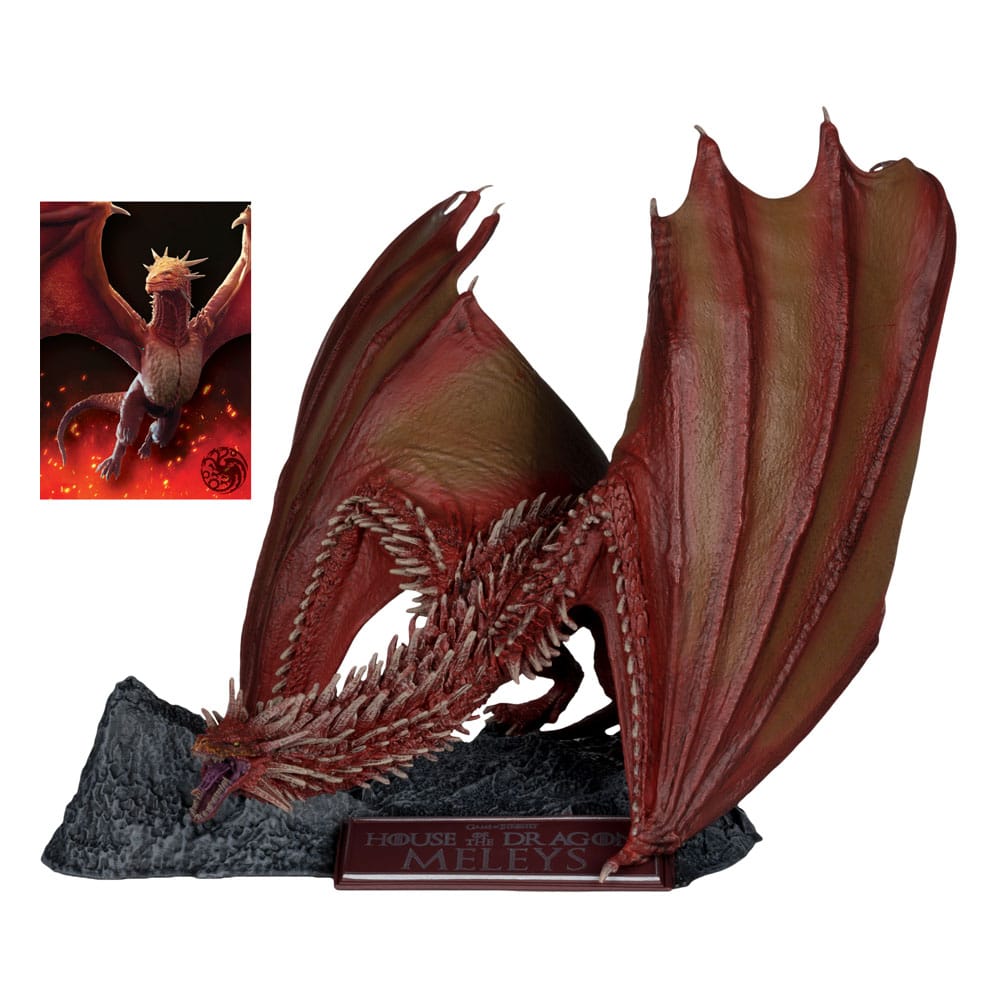 Haus des Drachen PVC -Statue Meleys 23 cm