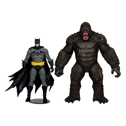 DC Justice League Monsterverse DC Multiverse Action Figurer 2-Pack Batman & Kong 29 cm