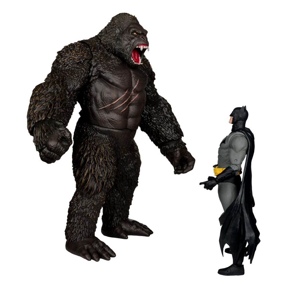 DC Justice League Monsterverse DC Multiverse Action Figures 2-Pack Batman e Kong 29 cm