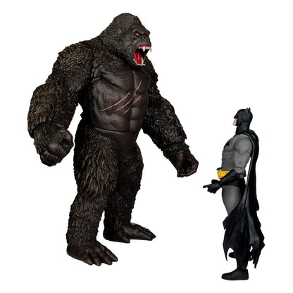 DC Justice League Monsterverse DC Multiverse Action Figures 2-Pack Batman e Kong 29 cm