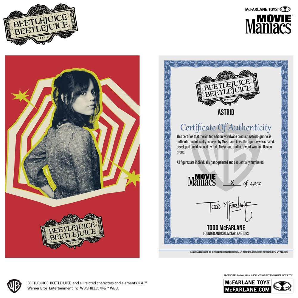 Beetlejuice Movie Maniacs PVC Statue Sortment (6)