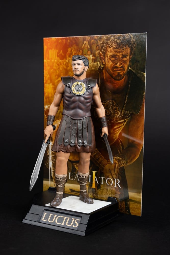 Gladiator II Movie Maniacs Action Figur Lucius 16 cm