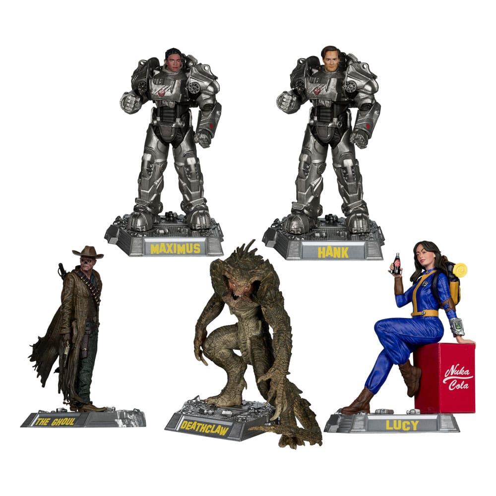 Fallout Movie Galningar PVC-statyer Wave 3 Sortiment (6)