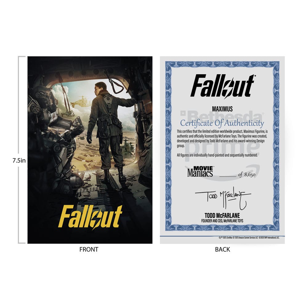 Fallout Movie Maniacs Actionfigur Maximus (Staffel 2) 17 cm