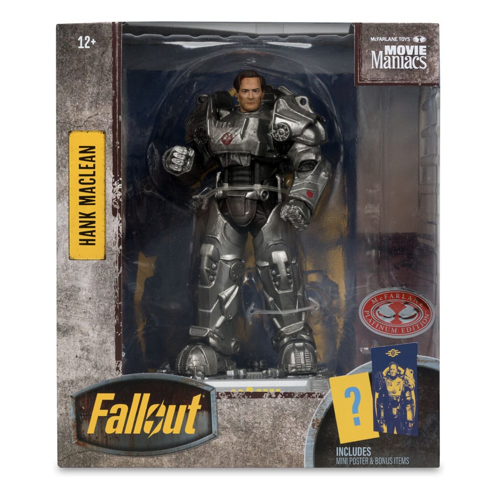 Fallout Movie Maniacs Actionfigur Hank Maclean (sesong 2) (Red Platinum Edition) 17 cm