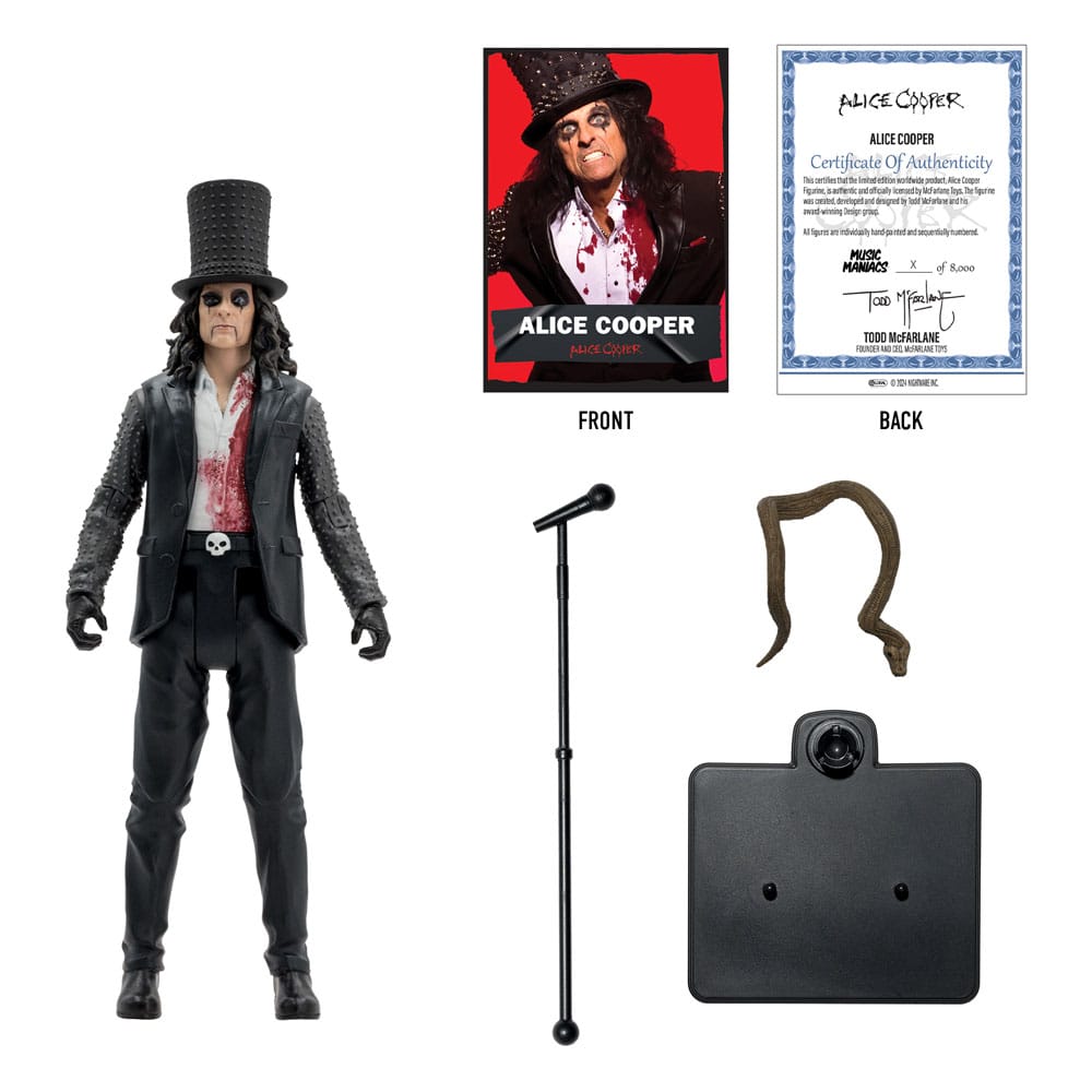 Alice Cooper Metal Music Maniacs Action Slika Alice Cooper 15 cm