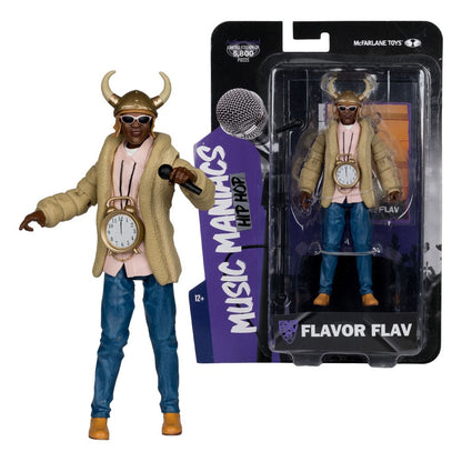 Musik maniacs hip hop action figur smag flav 16 cm