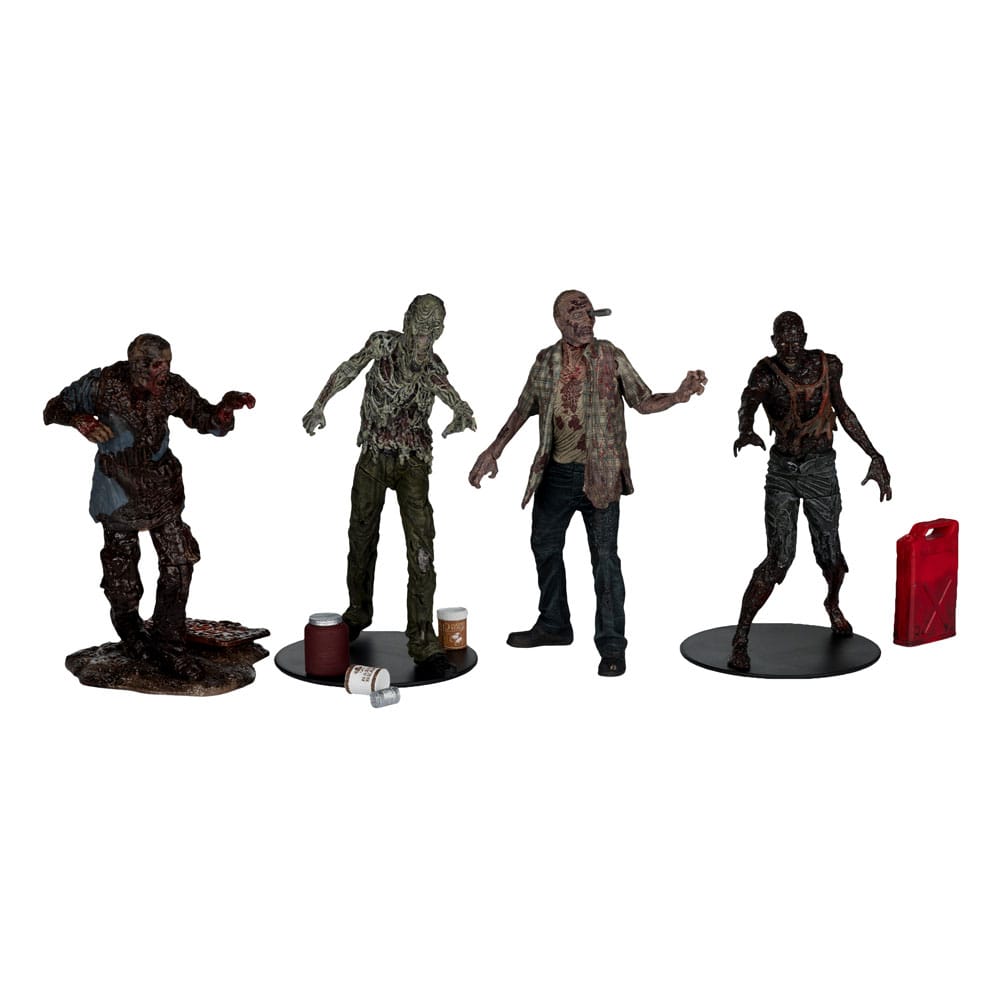 The Walking Dead Action Figures a 4 pacchetti Walkers 13 cm