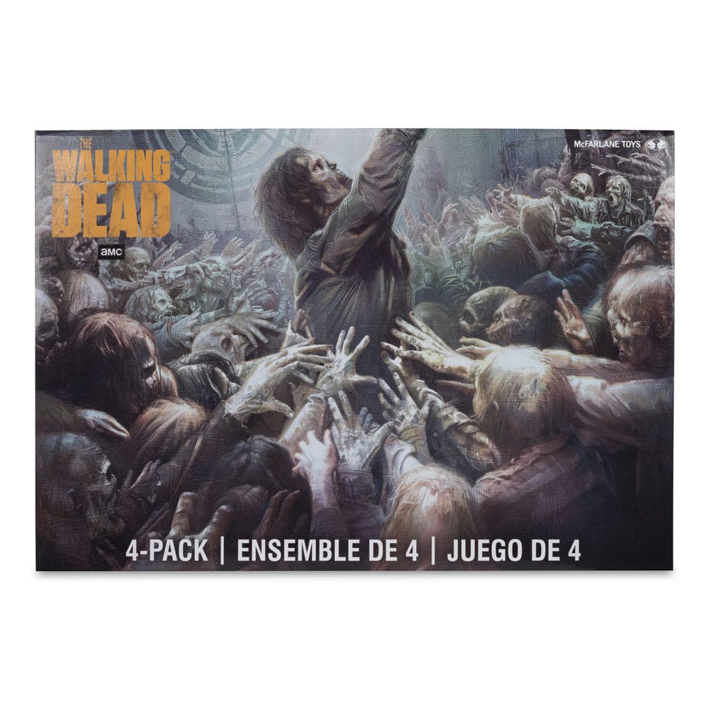 The Walking Dead Action Figures a 4 pacchetti Walkers 13 cm