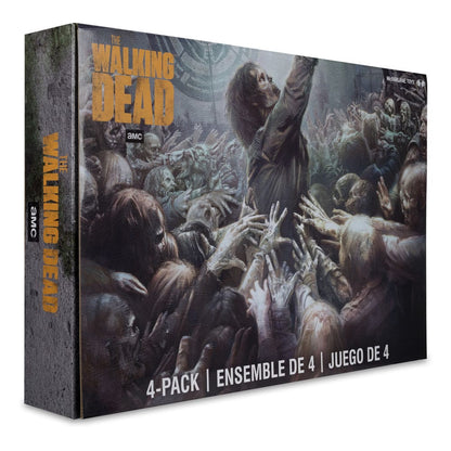 The Walking Dead Action Figures a 4 pacchetti Walkers 13 cm