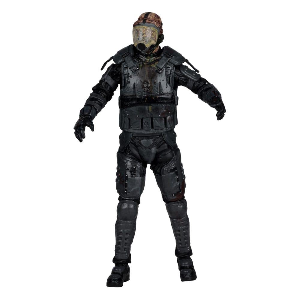 The Walking Dead Actionfigur Gas Mask Zombie (Staffel 4) 13 cm