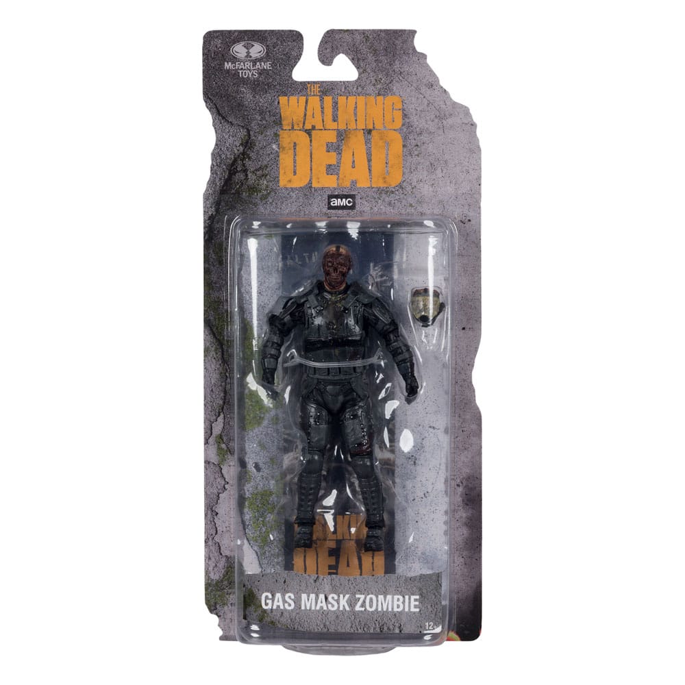 The Walking Dead Actionfigur Gas Mask Zombie (Staffel 4) 13 cm