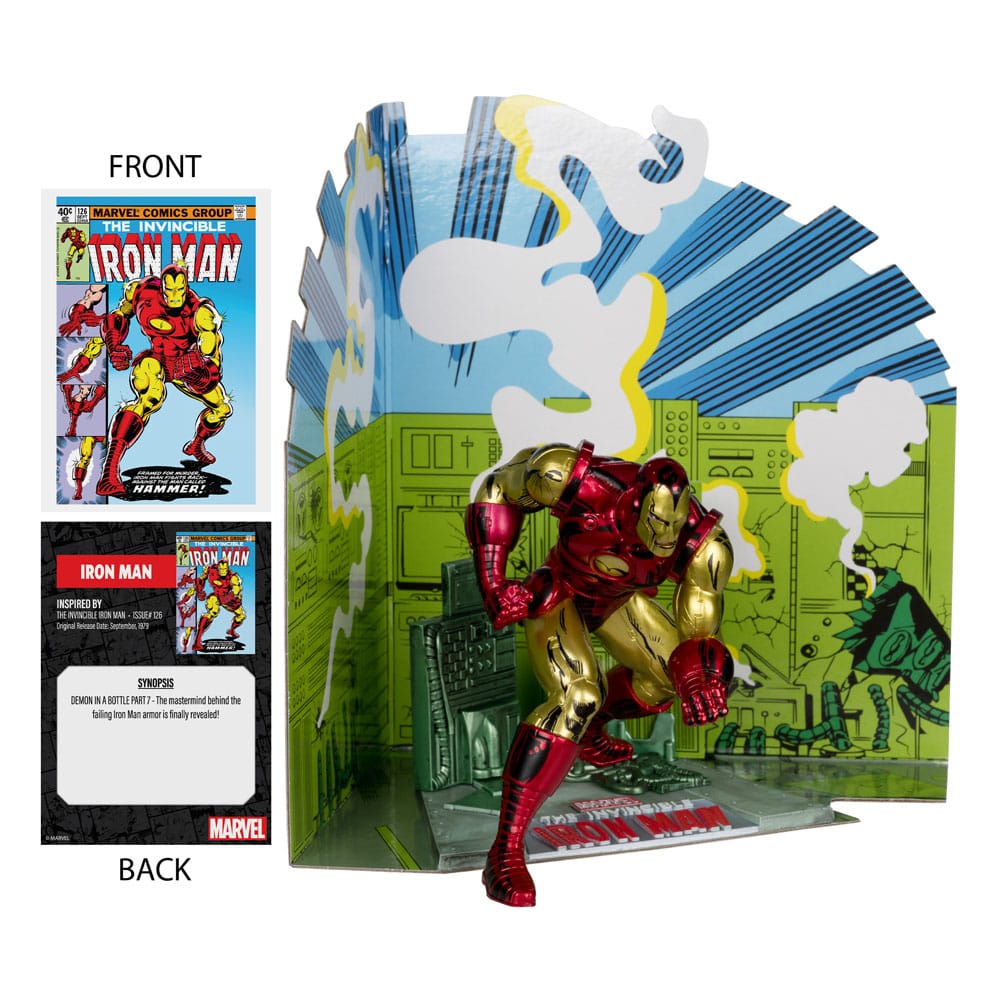 Marvel PVC -standbeeld 1/10 Iron Man (The Invincible Iron Man #126) 11 cm