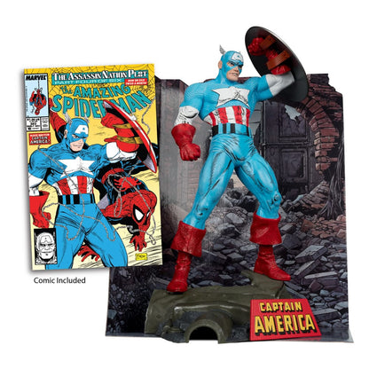 Marvel PVC-standbeeld 1/6 Captain America (The Amazing Spider-Man #323) 28 cm