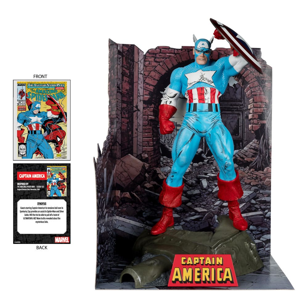 Marvel PVC-standbeeld 1/6 Captain America (The Amazing Spider-Man #323) 28 cm