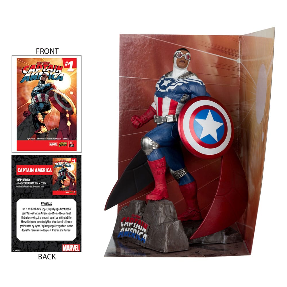 Marvel Collection Pvc Statue 1/10 Captain America (All-New Captain America #1) 17 cm