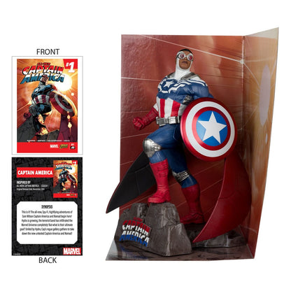 Marvel Collection Pvc Statue 1/10 Captain America (All-New Captain America #1) 17 cm