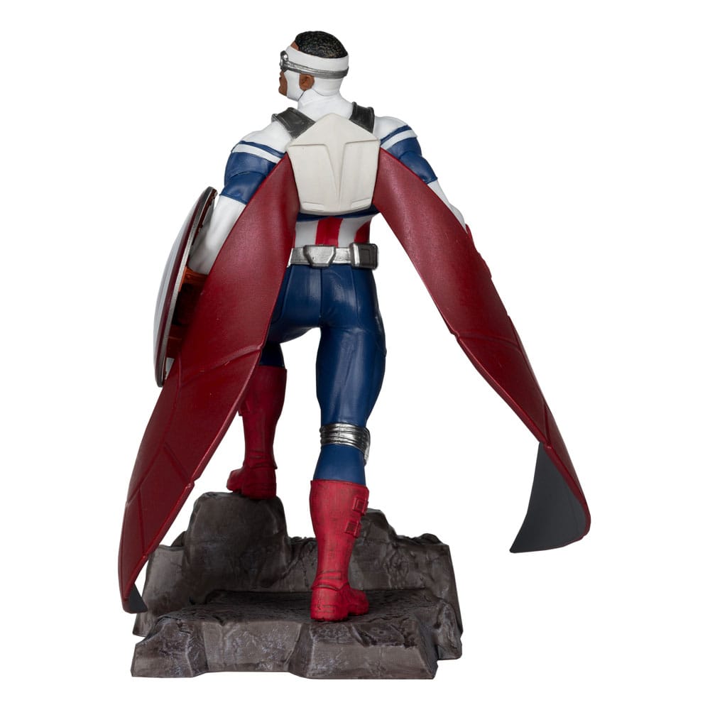 Marvel Collection Pvc Heykeli 1/10 Yüzbaşı Amerika (Tamamen Yeni Kaptan Amerika #1) 17 cm
